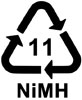  kod recyklingu 11 NiMH 