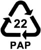  kod recyklingu 22 PAP 